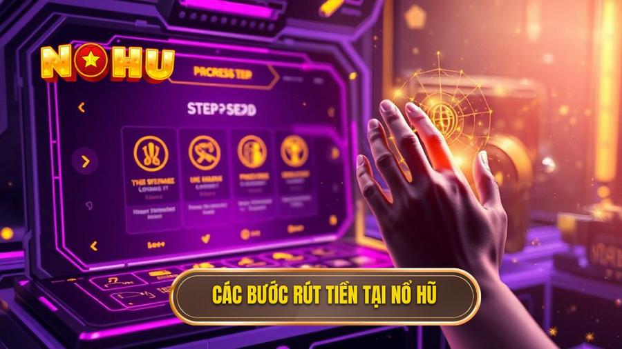 Các bước rút tiền tại NỔ HŨ