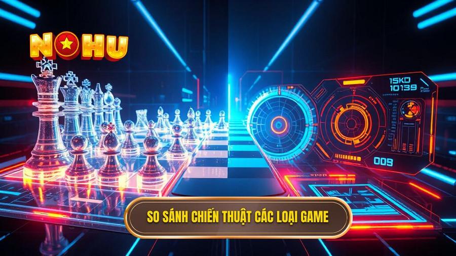  So sánh chiến thuật các loại game