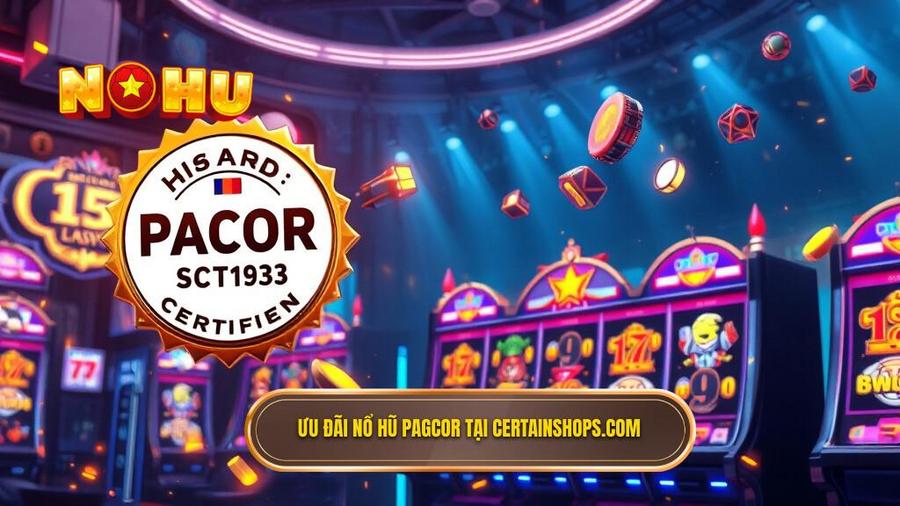 2. Ưu đãi nổ hũ PAGCOR tại certainshops.com