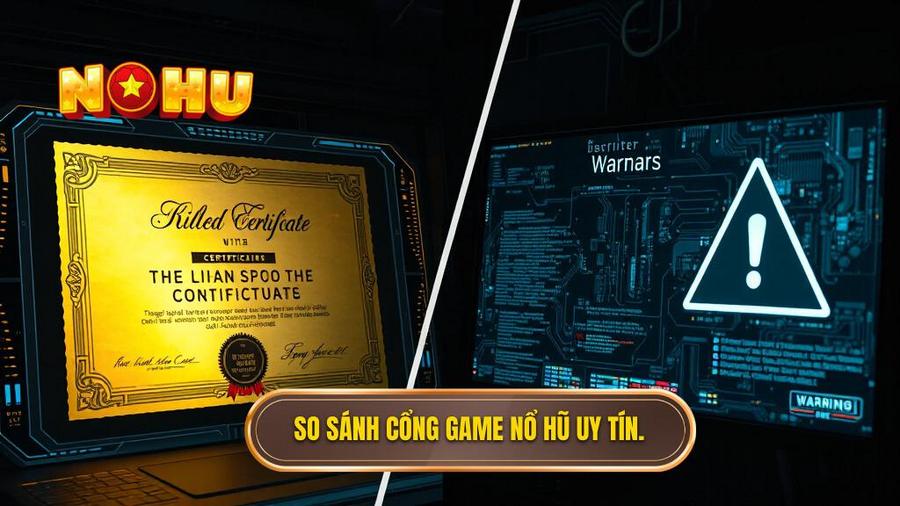 3. So sánh cổng game nổ hũ uy tín.