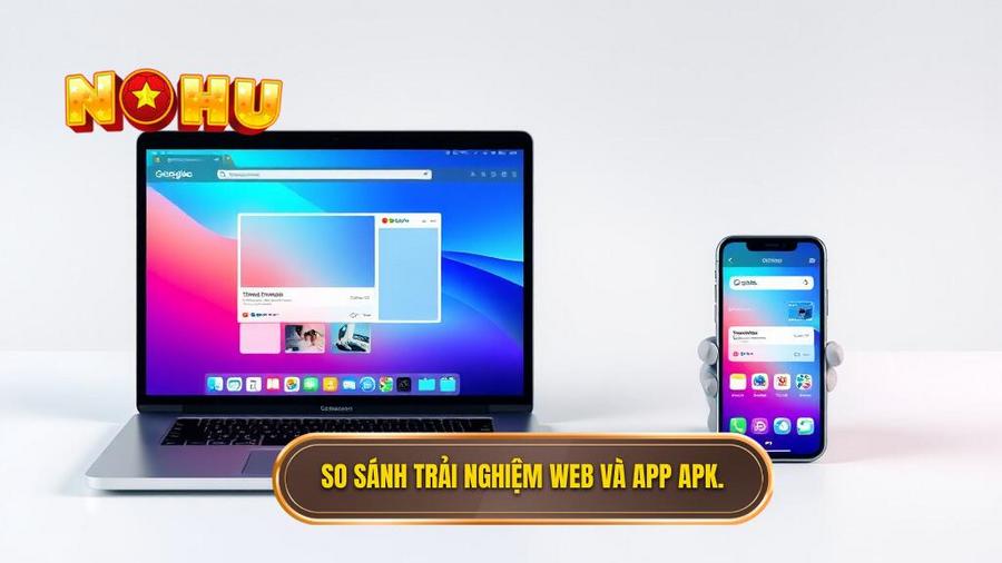 3. So sánh trải nghiệm Web và App APK.