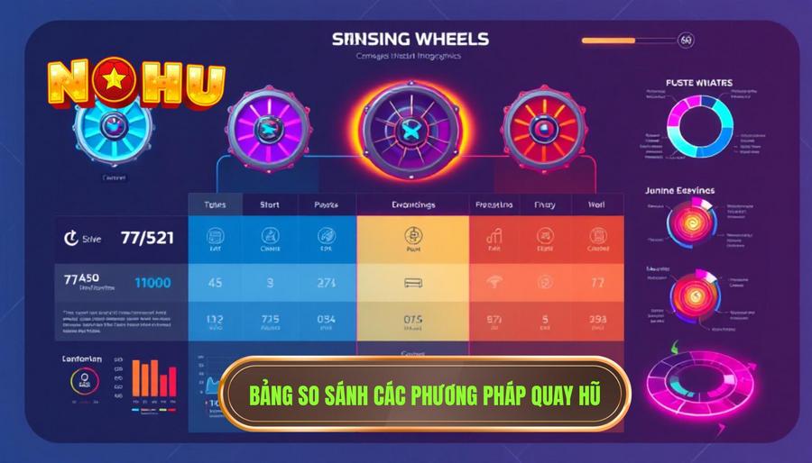 Những chiến thuật săn hũ phổ biến để chinh phục mọi tựa game slot 3 Bảng so sánh các phương pháp quay hũ